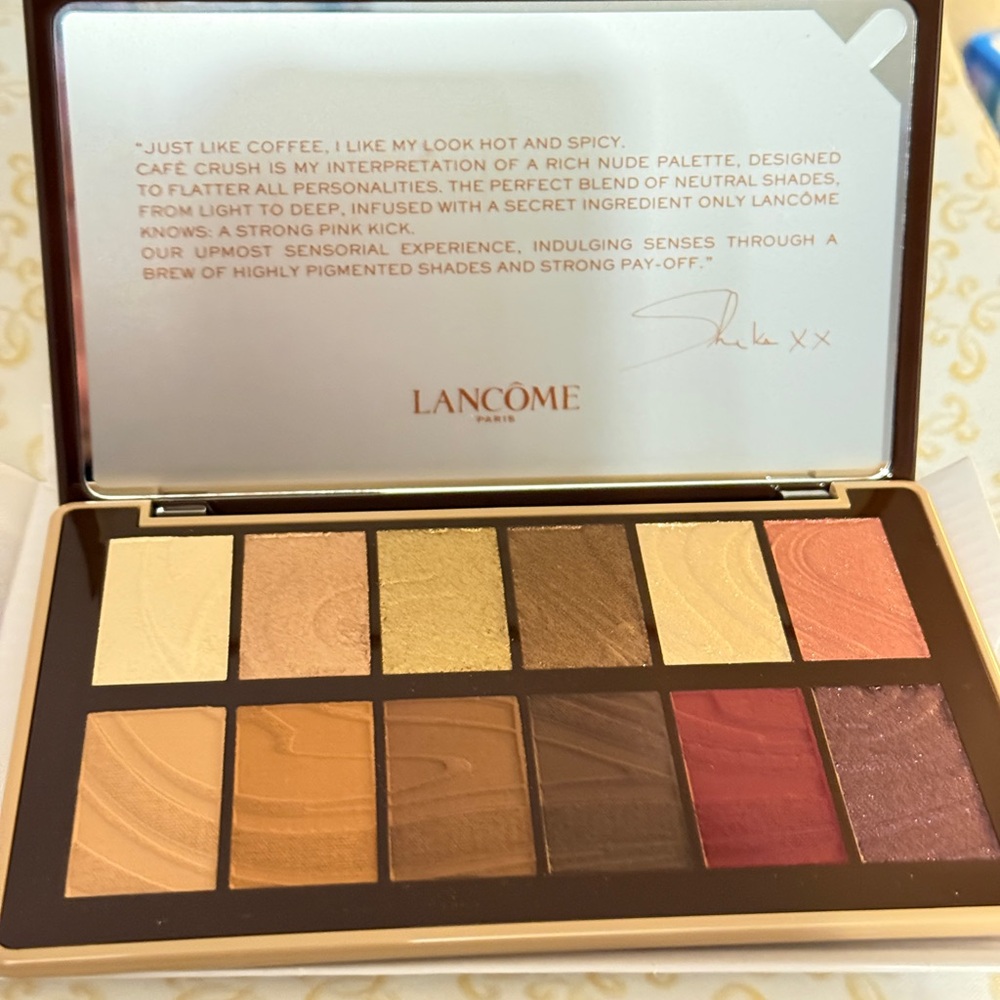 Lancôme Idôle Café Crush Eyeshadow Palette NWT